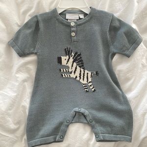 Elegant Baby knit romper